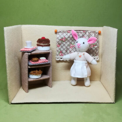 Tesa Bunny en su cocina