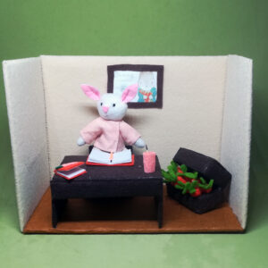 Jeremías Bunny en su oficina